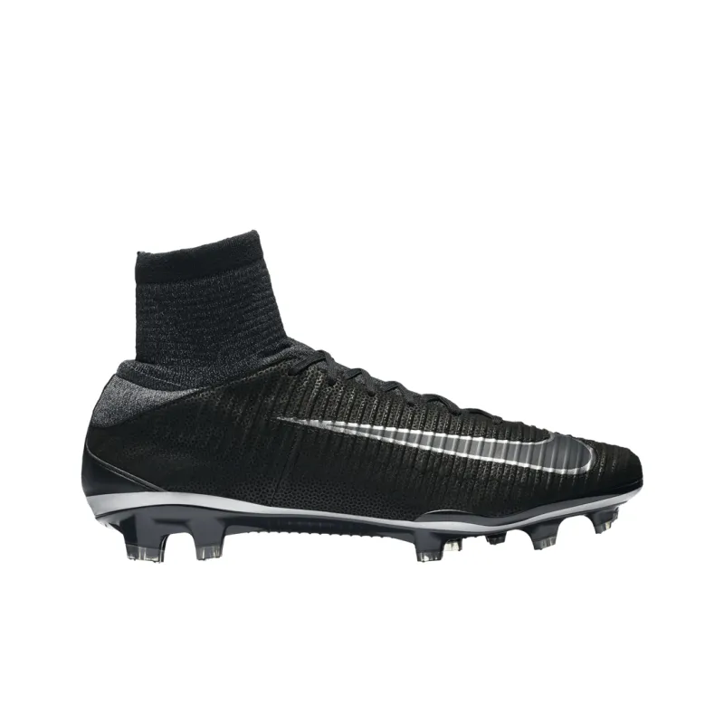 Nike Mercurial Superfly 5 Shock Absorbers With Slip Resistant Features Soccer Shoes Men's Black-1