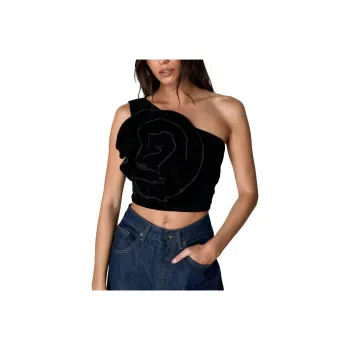 NASTY GAL Tank Tops Women's Black