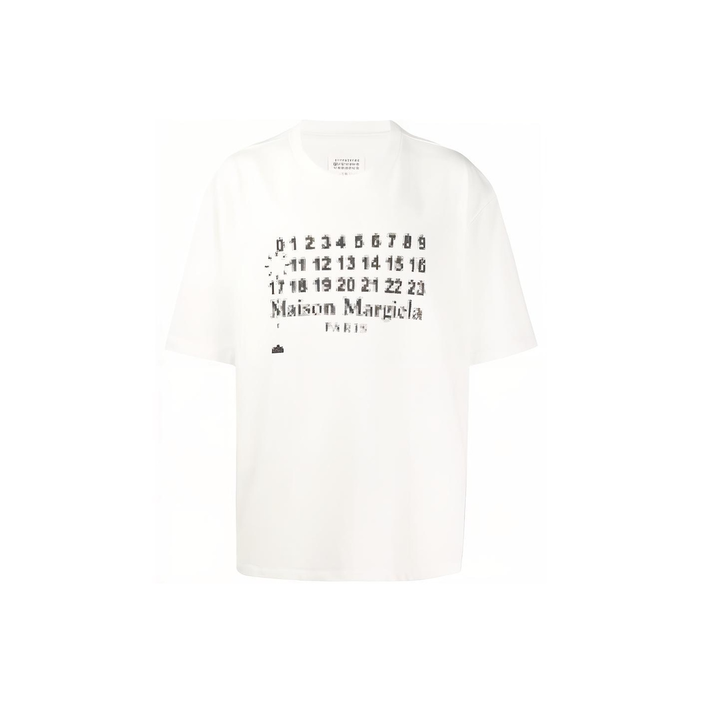 MM6 Maison Margiela - Newspaper Logo T-shirt | HBX