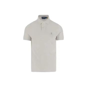 Polo Ralph Lauren Logo Embroidered Straight Hem Polo Shirt