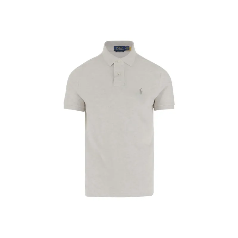 Polo Ralph Lauren Logo Embroidered Straight Hem Polo Shirt-0