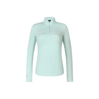 FILA Regular Long Sleeved T Shirts Women's Eggshell Green