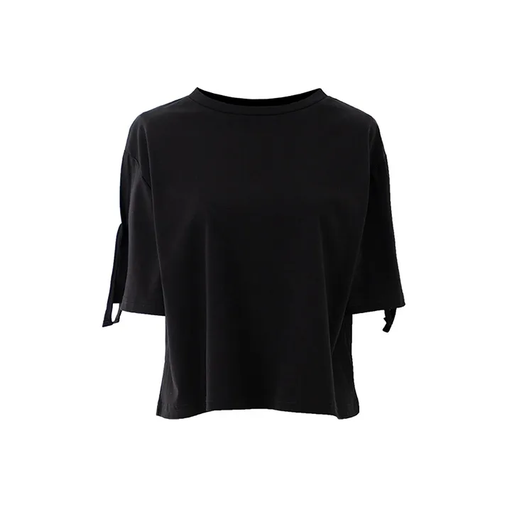 SOON FLOWER T Shirt Women's Black-0