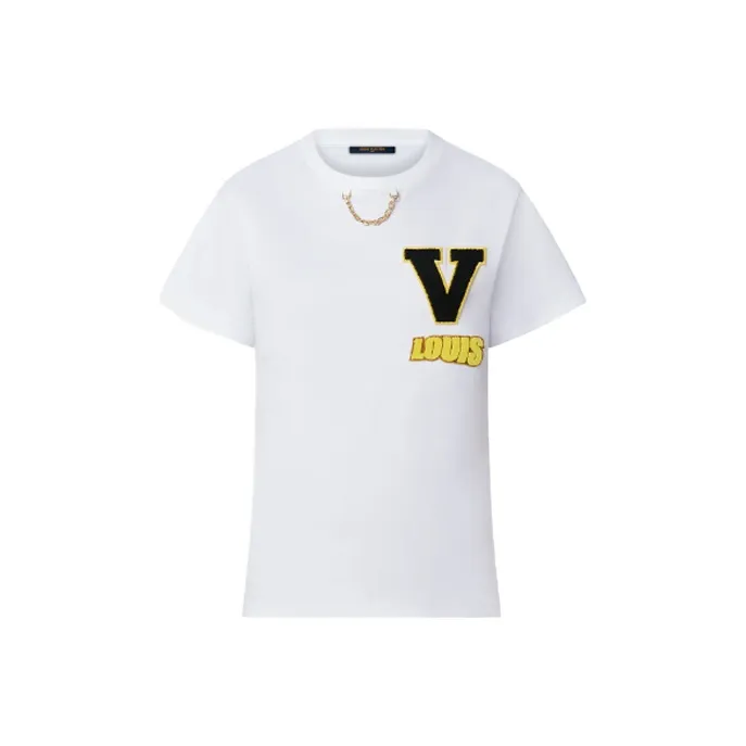 LOUIS VUITTON LOUIS VUITTON Patch Varsity T Shirt-0