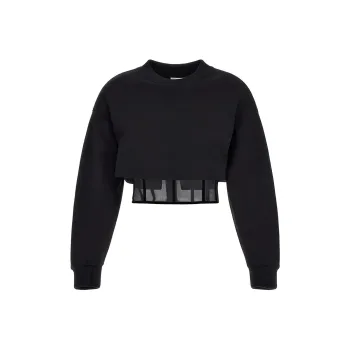 Alexander McQueen FW22 Crop Top Women's Black