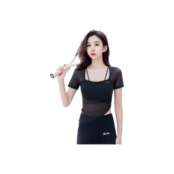 Barbie Yoga T Shirt Women's Black
