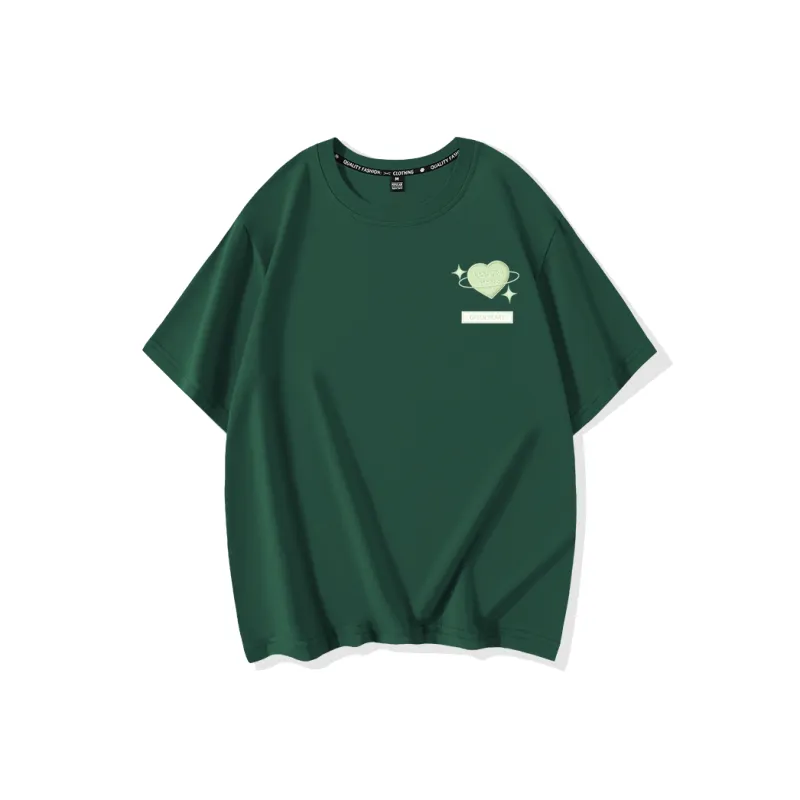 Cotton Drop Shoulder Sleeve T Shirt Women's-6