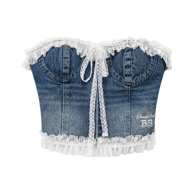 CHUU Tank Top Women's Dark Denim Blue-0