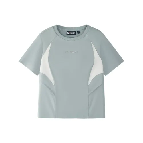 FILA FUSION URBAN TECHFILA FUSION X Raglan Sleeve T Shirt Women's Lele Gray
