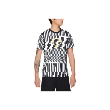 Nike Dri Fit Soccer Jerseys Men Black White