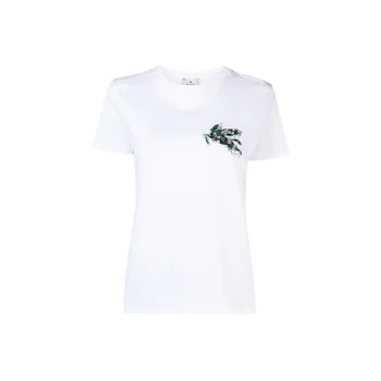 ETRO Pegaso Printed Crewneck T Shirt