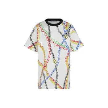 LOUIS VUITTON Drop Shoulder Sleeve T Shirt Women's White