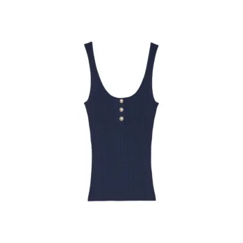 Sandro Ribbed knit Tank Top