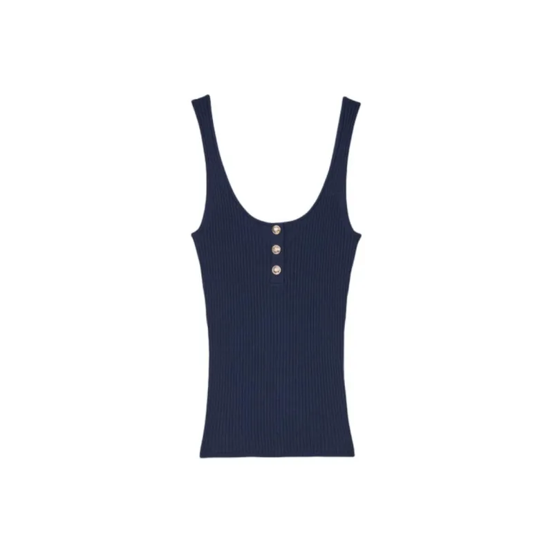 Sandro Ribbed knit Tank Top-0