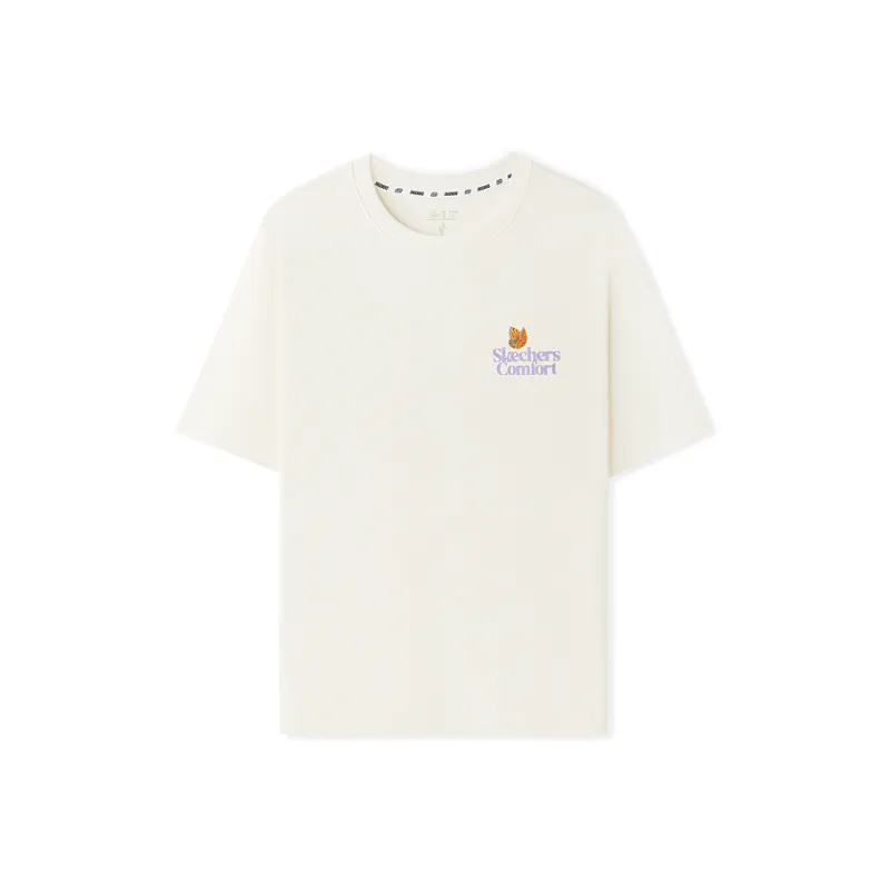 Skechers GODRI T Shirt Women's Marshmallow White-0