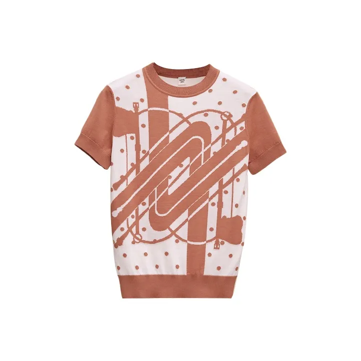 HERMES T-Shirts Women's Orange-0