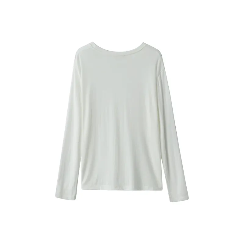 SINBOS Drop Shoulder Sleeve T Shirt Women's-7