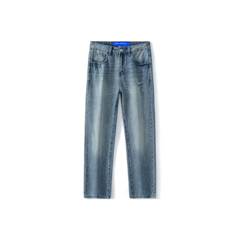FAIRWHALE Jeans Unisex Denim Blue-0