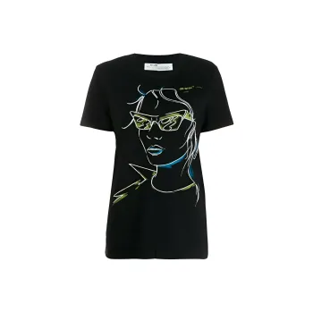 OFF WHITE Ss20 T Shirts Women's Black