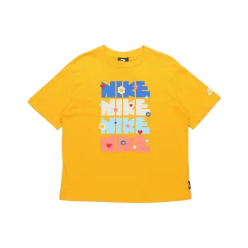 Nike Drop Shoulder Sleeve T Shirt Women's Yellow