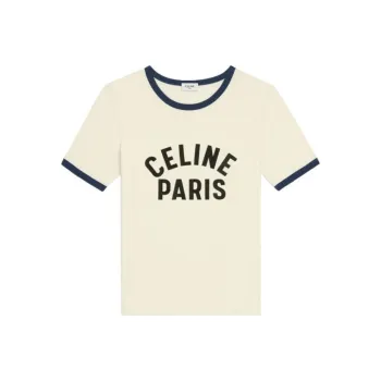 CELINE T Shirts Women's Beige