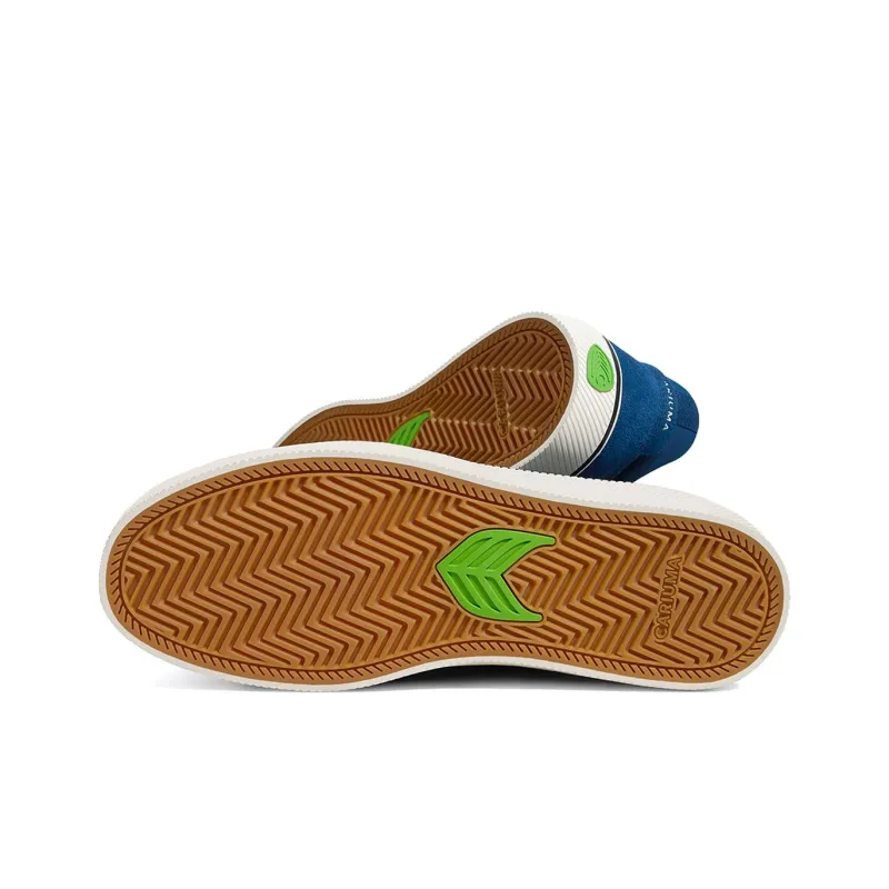 CARIUMA Vallely Pro Low Top Skateboard Shoes Men's Blue-2