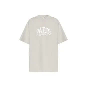 Balenciaga Paris Logo Printed Oversized T Shirt
