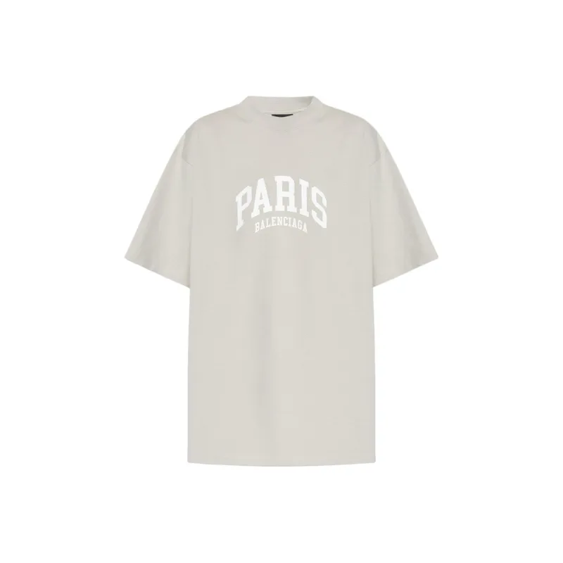 Balenciaga Paris Logo Printed Oversized T-Shirt-0