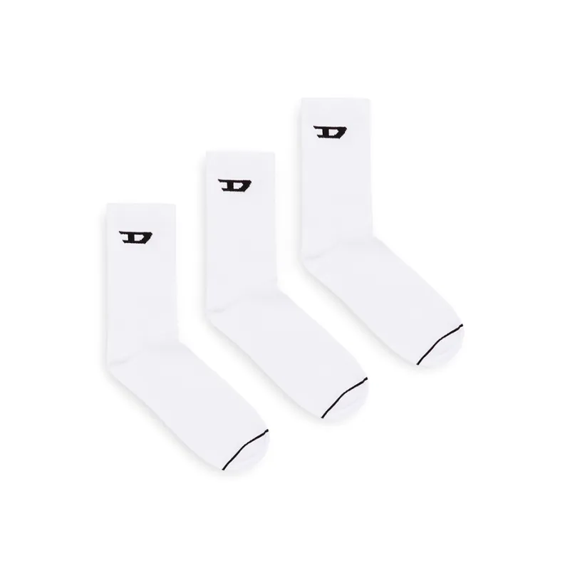 DIESEL Mid Calf Socks Men's 3 Pack-4