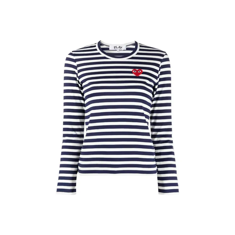 CDG Play T-Shirts Women's Blue-0