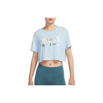 Nike Crop Tops Women's Blue
