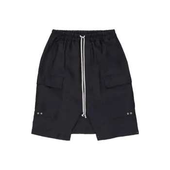 RICK OWENS/RO SS23 Sports Shorts Men's Black