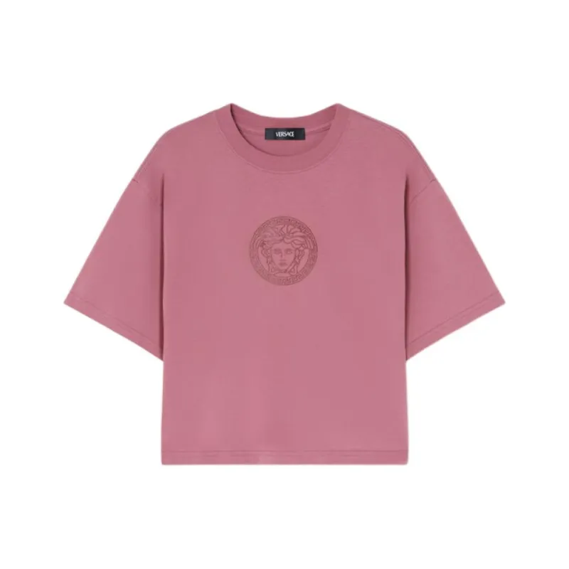 VERSACE Medusa Cropped T shirt-0