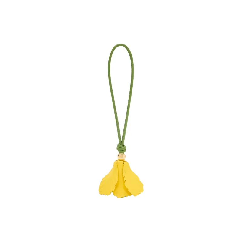 LOEWE Cow Leather Bag Charm Bag Accessory Women's Yellow-0