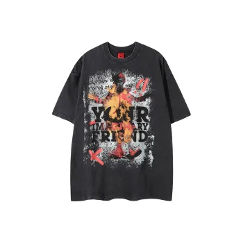 Flowers In Water T Shirt Unisex Black