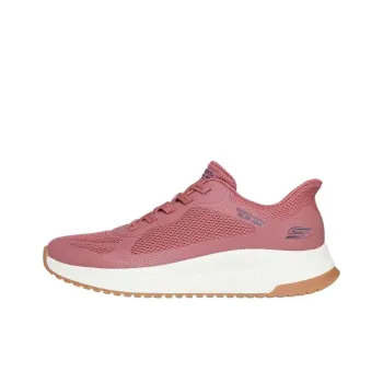 Skechers BOBS Sport Squad 4 Shock Absorbers Slip Resistant Breathable Low Top Casual Shoes Women's Pink