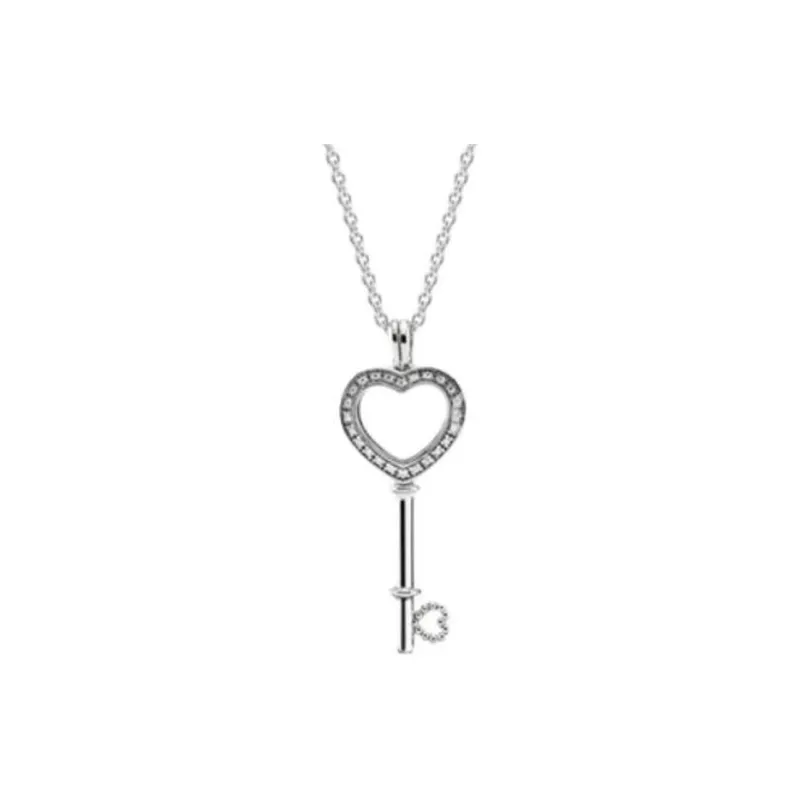 Pandora 925 Sterling Silver Necklaces Women's Silver-2