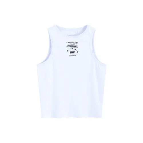 SNZX Tank Tops Women's White