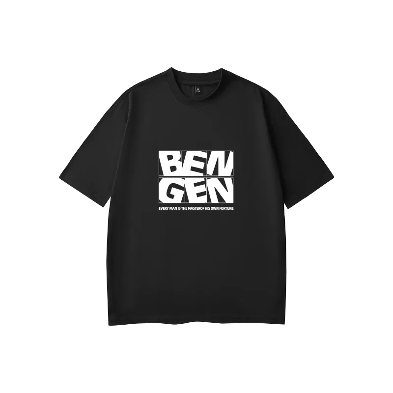 BENGEN Drop Shoulder Sleeve T Shirt Unisex-2