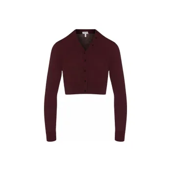 LOEWE Crop Tops Women's Dark Red