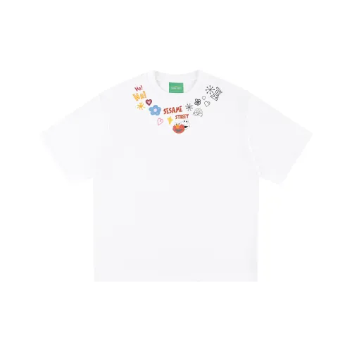 SESAME STREET [ELMO Collection] Short Sleeved T Shirts Unisex