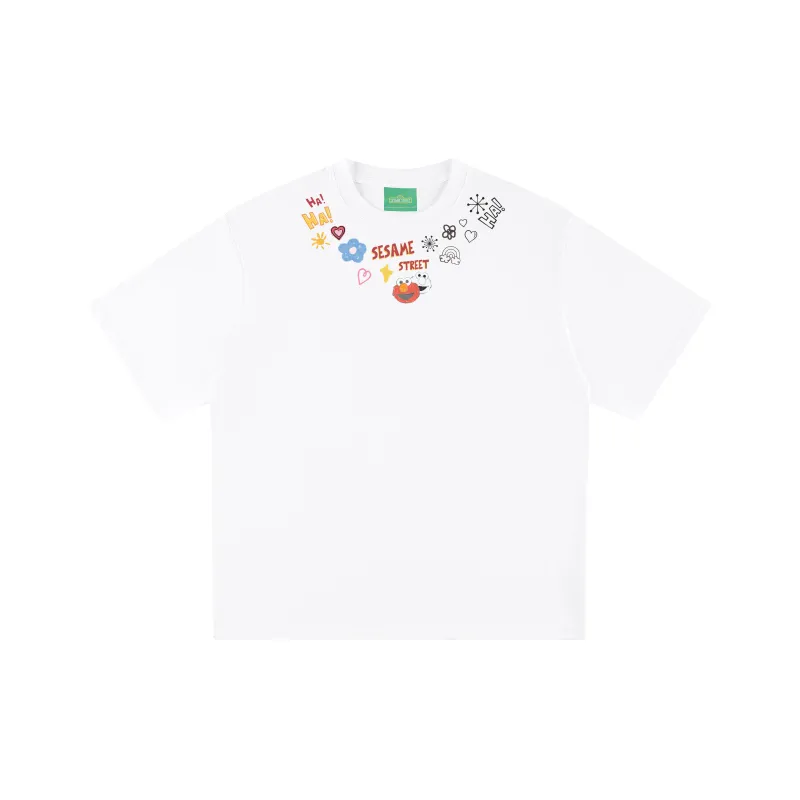 SESAME STREET [ELMO Collection] Short Sleeved T Shirts Unisex-2