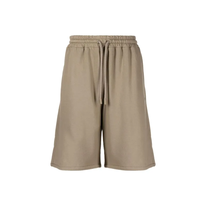 OFF WHITE Drawstring Elasticated Waist Shorts-0