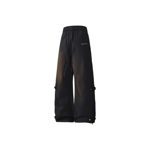 Supremo Cat Casual Pants Unisex Black