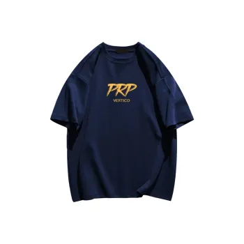 Cotton Shopping T Shirt Unisex Navy Blue