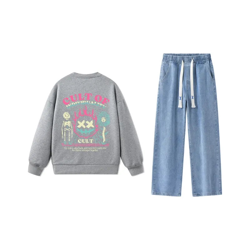 CULT OF INDIVIDUALITY Sweatshirt Sets Unisex-46