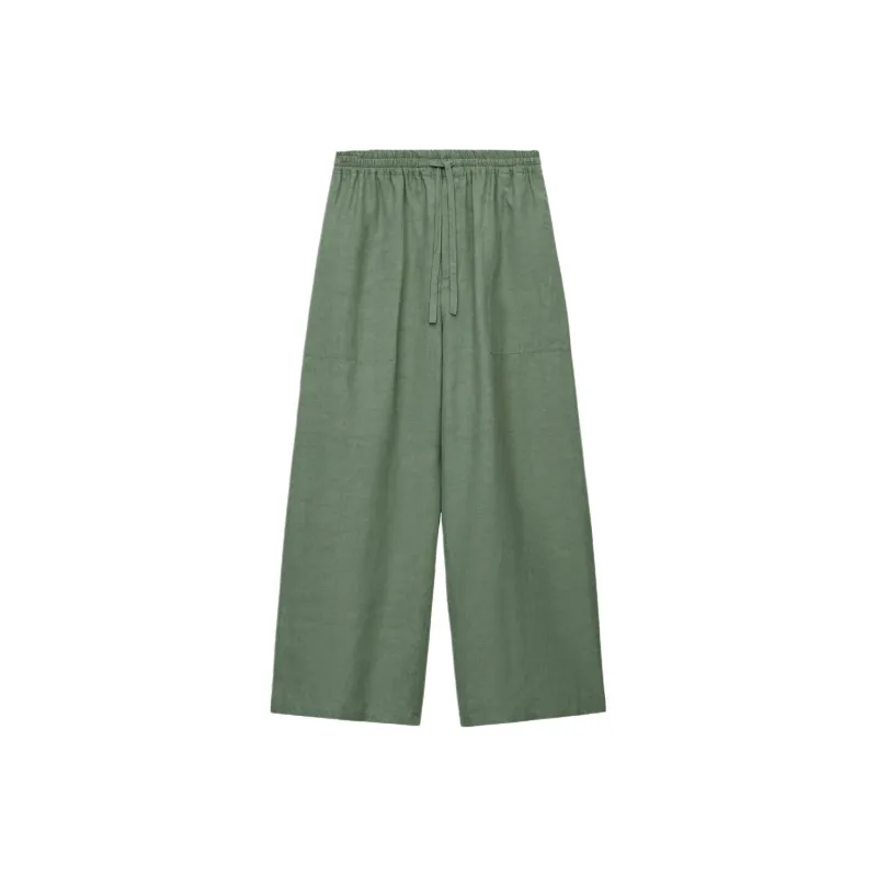 LOEWE Paula's Ibiza SS25 Casual Pants Men's Green-0