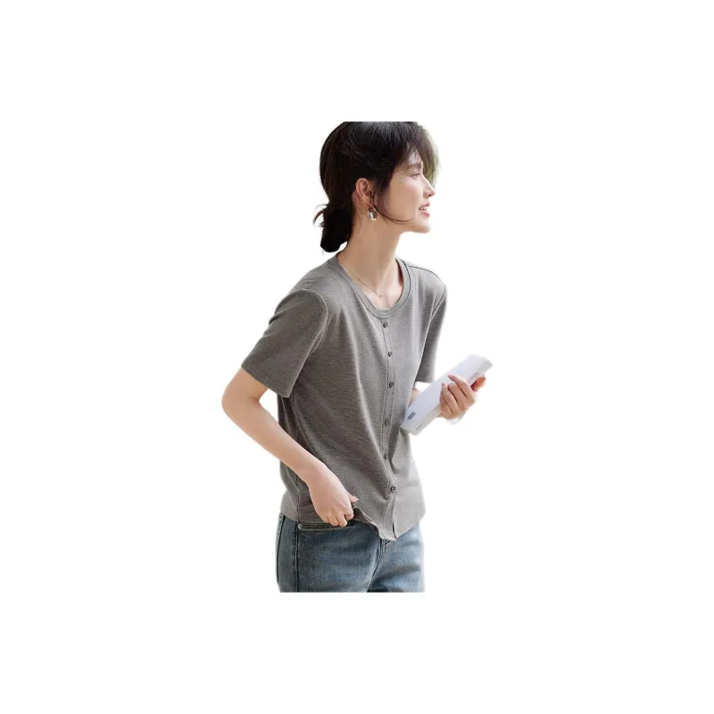 XWI T Shirt Women's Heather Gray-0
