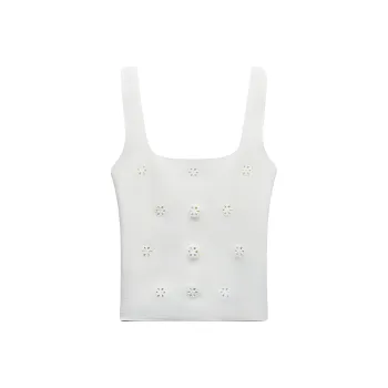 ZARA Tank Tops Women's White