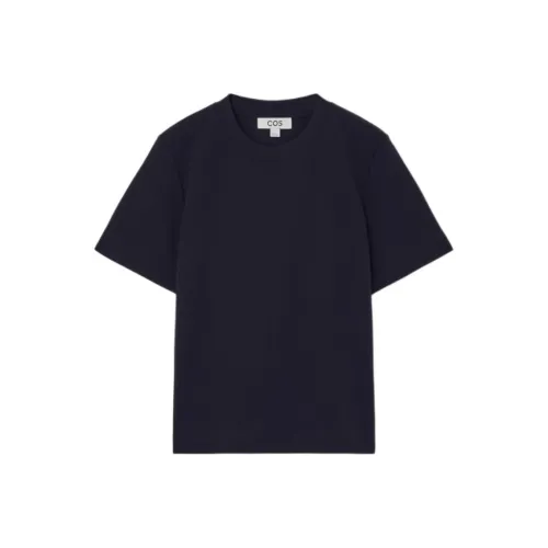 COS T Shirt Women's Deep Navy Blue